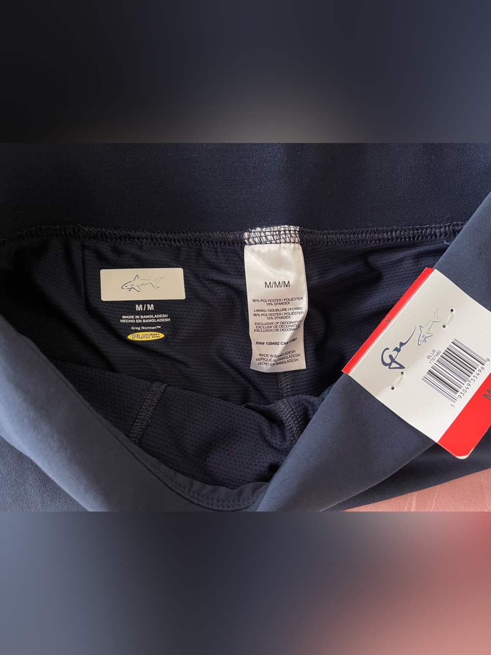 Greg Norman Golf Skirt medium Navy blue NEW with tags and mesh liner summer - Picture 5 of 17